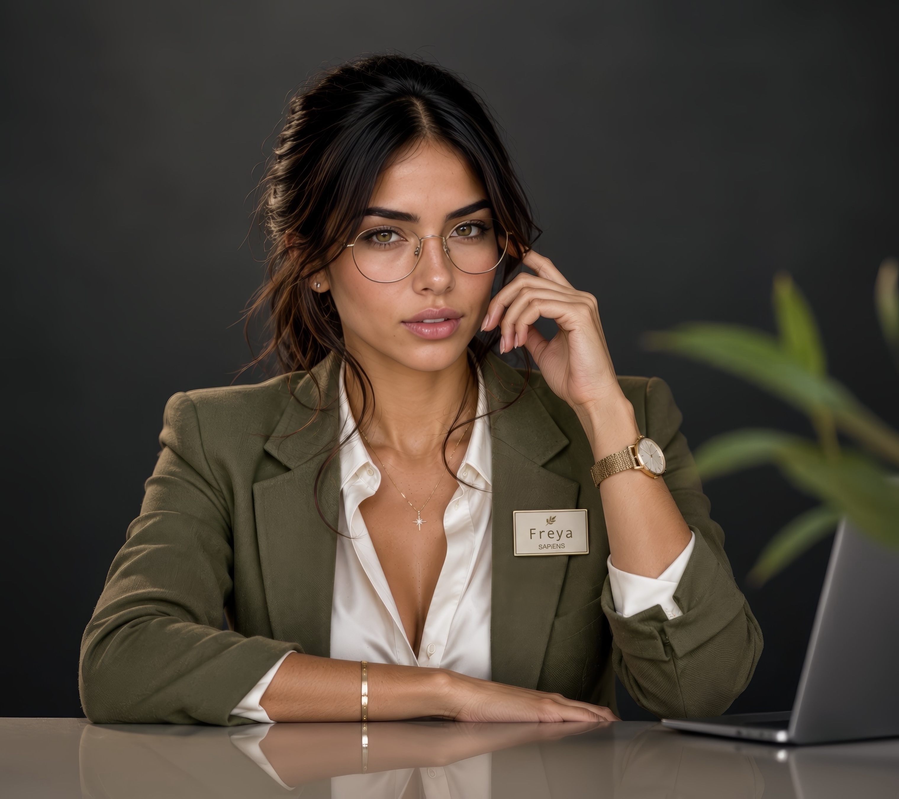 Professional AI avatar Freya Rowan